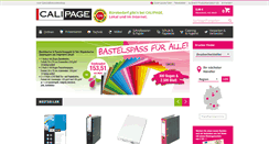 Desktop Screenshot of calipage.de